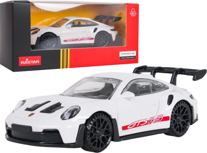 Modèle métallique Porsche 911 GT3 RS 1:43 blanc RASTAR