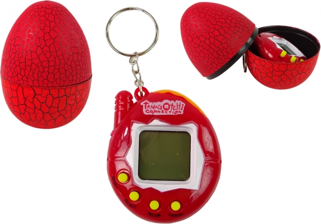 Tamagotchi en jeu avec œuf Animal électronique rouge