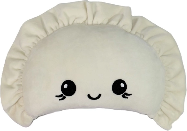 Pierogi en peluche 60 cm crème