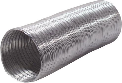 Conduit en aluminium flexible, diamètre 150 mm, longueur 230–1000 mm