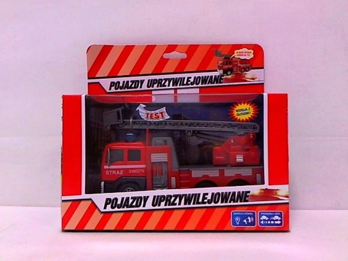 Camion de pompiers avec sons et lumières