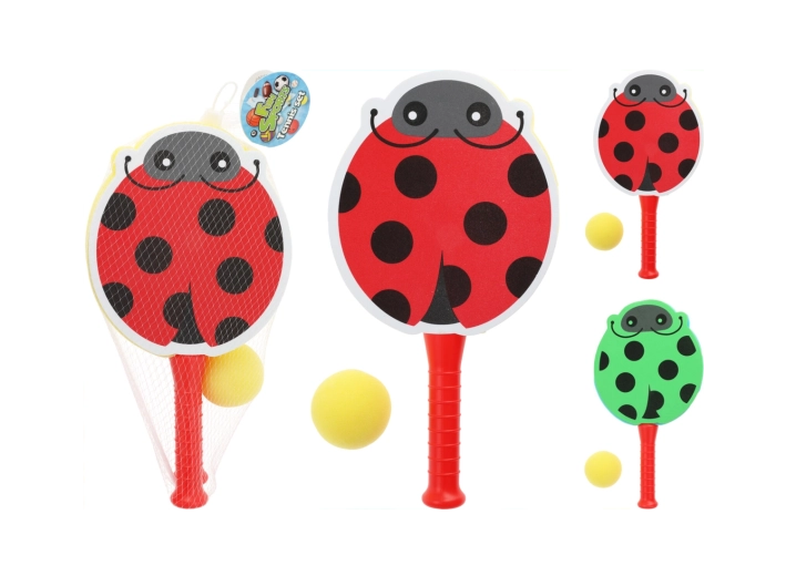 Set de tennis de table avec deux raquettes