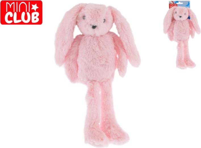 Mini Club peluche lapin rose à longues pattes 37 cm