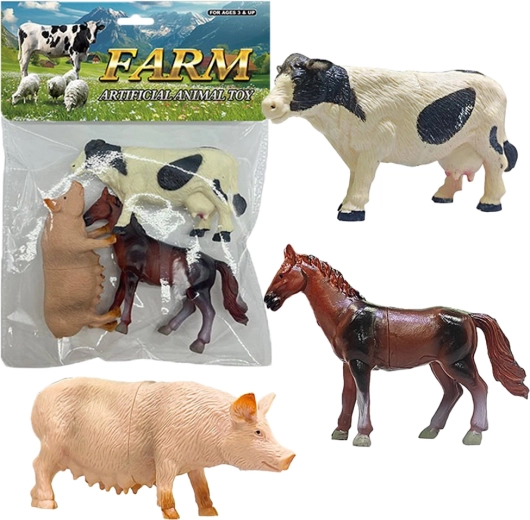 Ensemble de figurines d’animaux de ferme (3 pcs)