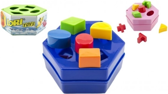 Boîte d’encastrement hexagonale en plastique pour enfants 12m+