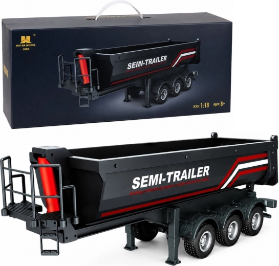 Remorque benne basculante RC Huina pour Scania 1501 1:18 - 1 pièce