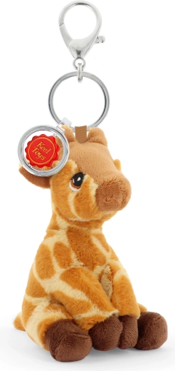 Porte-clés peluche girafe 12 cm