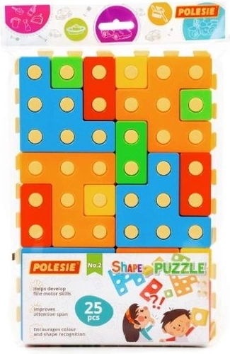 Puzzle éducatif « Assemble le puzzle n° 2 » (25 pièces) en sachet