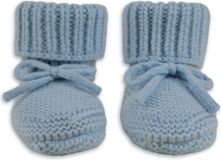 Chaussons en mérinos Lodger blue fogg 6–12 mois