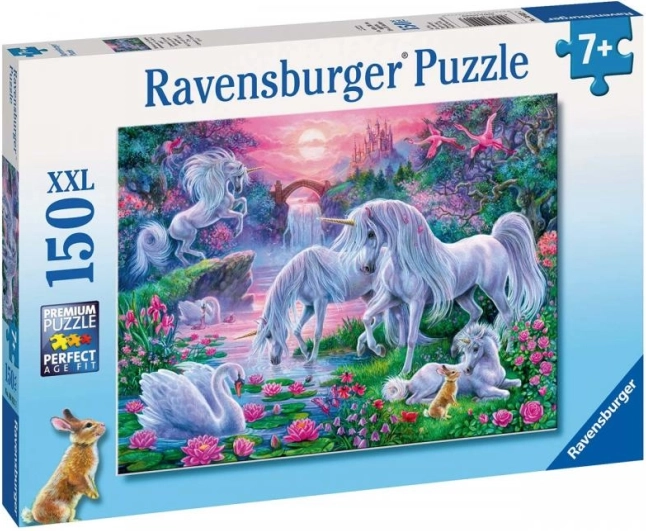 Puzzle Ravensburger Licornes au coucher du soleil 150 pièces