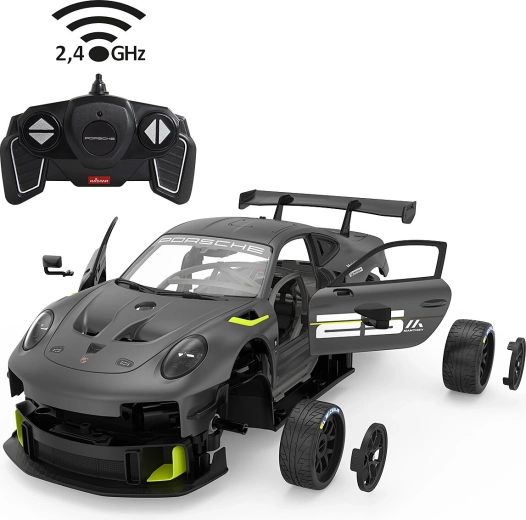 Kit de construction de voiture RC Porsche 911 GT2 RS Clubsport 25 1:18 gris