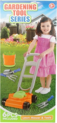 Ensemble de jardin avec tondeuse et accessoires pour enfants