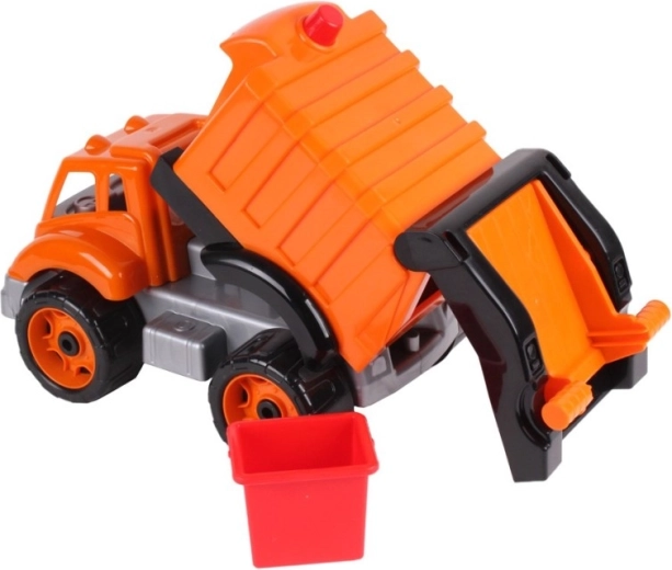 Camion-benne à ordures – camion poubelle en plastique avec conteneur