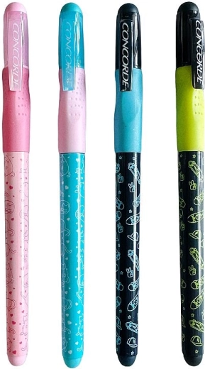 stylo effaçable Concorde CoolMix, recharge bleue 0,7 mm