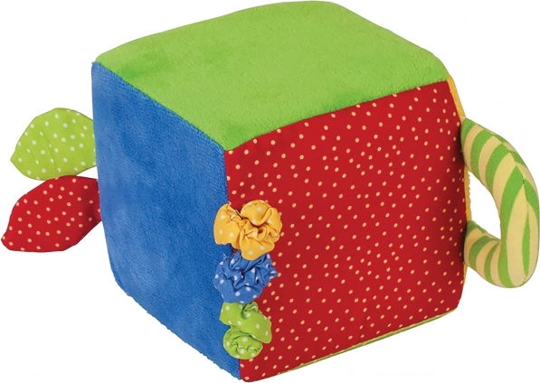 cube d’activité textile BIGJIGS pour bébés