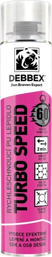 Mousse PU de montage Turbo Speed 750 ml – à prise rapide