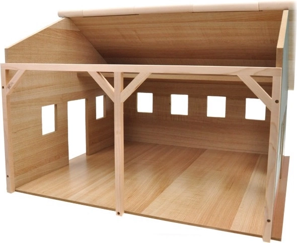 Kids Globe garage et abri en bois pour tracteurs 1:16 - 1 pièce