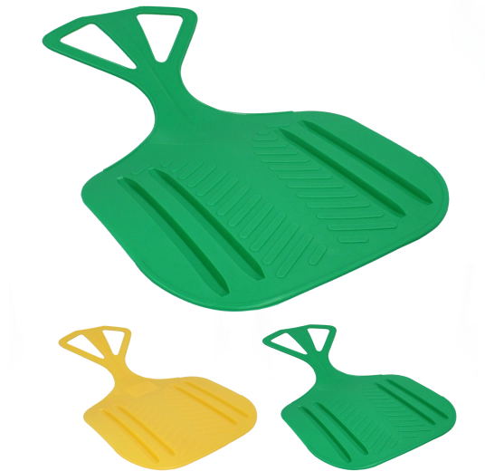 Luge en plastique en forme de pomme pour enfants et adultes