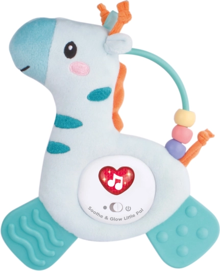 Girafe en peluche lumineuse et sonore