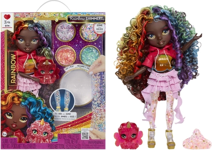 Poupée scintillante Rainbow High avec slime – Iris