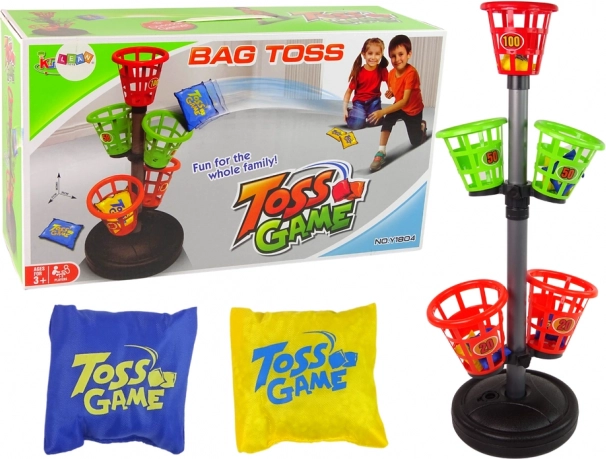 Jeu cible panier de lancer points