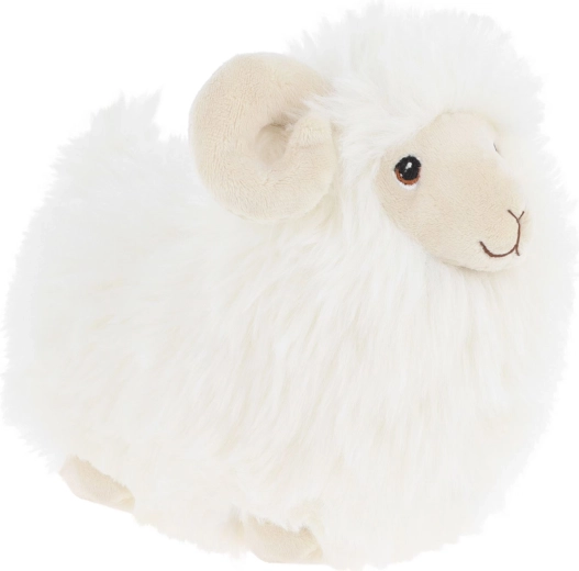 Peluche agneau blanc Keeleco Farm de Keel Toys, 18 cm