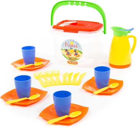Set de pique-nique pour enfants dans un seau