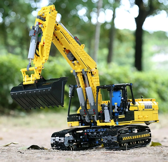 Jeu de construction pelleteuse à chenilles télécommandée 2169 pièces