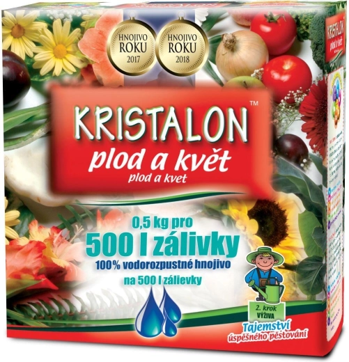 Kristalon fruits et fleurs 0,5 kg – engrais cristallin universel