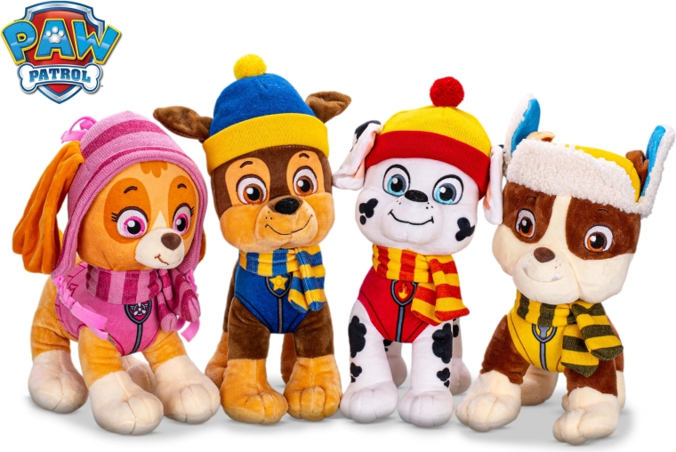 Peluche Pat' Patrouille édition hiver 27 cm