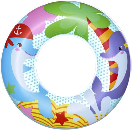 Bouée de natation gonflable pour enfants motif dauphin 51 cm Bestway