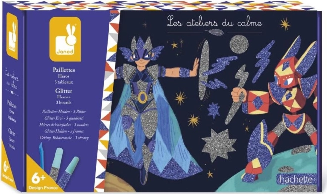 Janod Sable Coloré avec Paillettes Héros