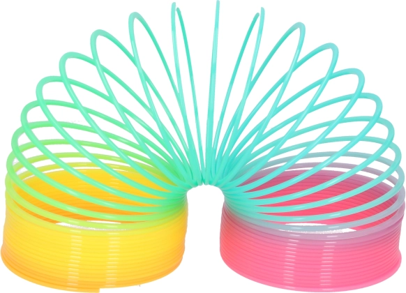 Ressort magique arc-en-ciel 11 cm