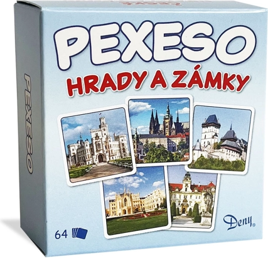 Pexeso Châteaux et châteaux forts de la République tchèque en boîte