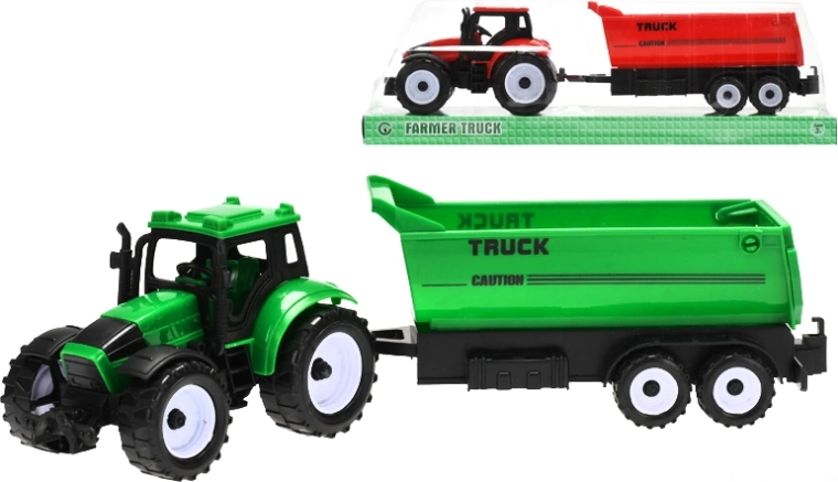 Tracteur avec remorque à inertie, 29 cm