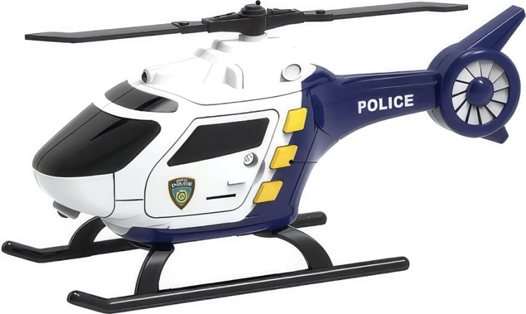 Hélicoptère de police avec effets lumineux et sonores 16,5 cm