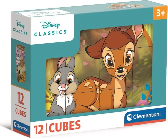 Cubes Illustrés Disney Contes Classiques, 12 Cubes