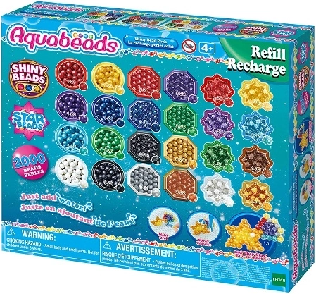 Aquabeads perles scintillantes – set complémentaire 2000 pcs