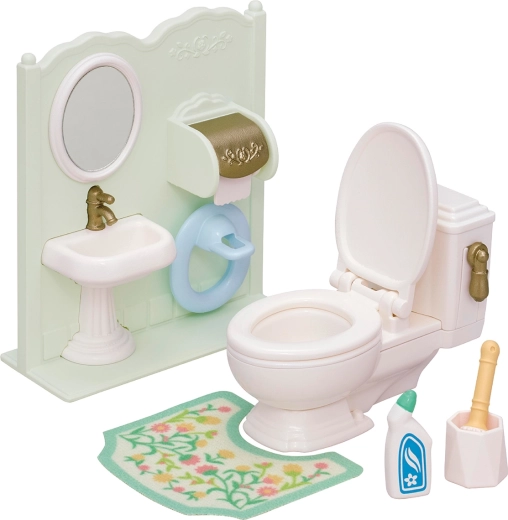 Sylvanian Families – Set de salle de bain avec toilettes