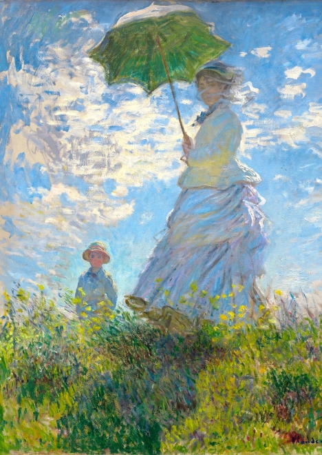 Puzzle Claude Monet : Femme à l’ombrelle 1000 pièces