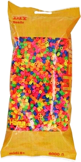 Perles à repasser néon 6000 pcs