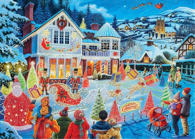 Puzzle 1000 pièces à motif de Noël RAVENSBURGER