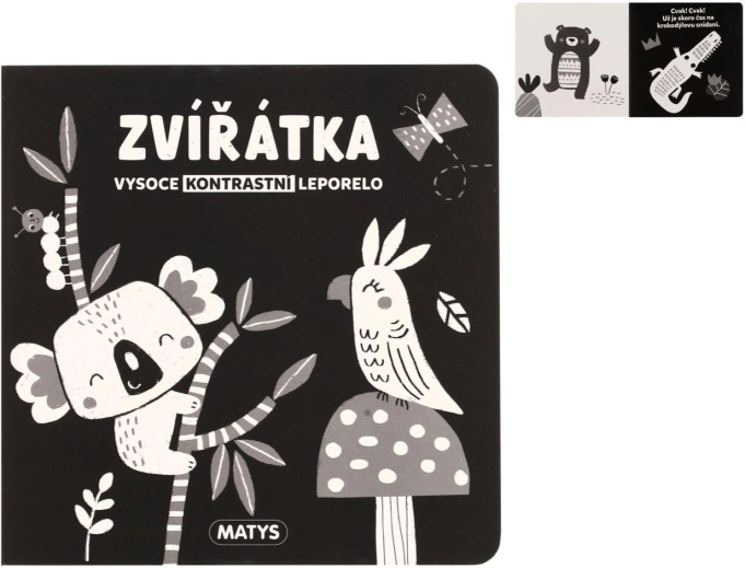 Lépo­re­llo à fort contraste animaux 16 × 16 cm