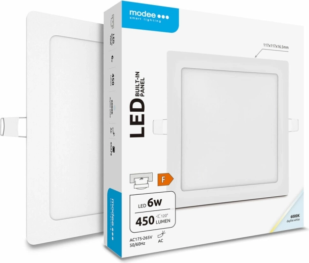 Panneau LED encastré 6 W blanc froid 450 lm – Modee Lighting