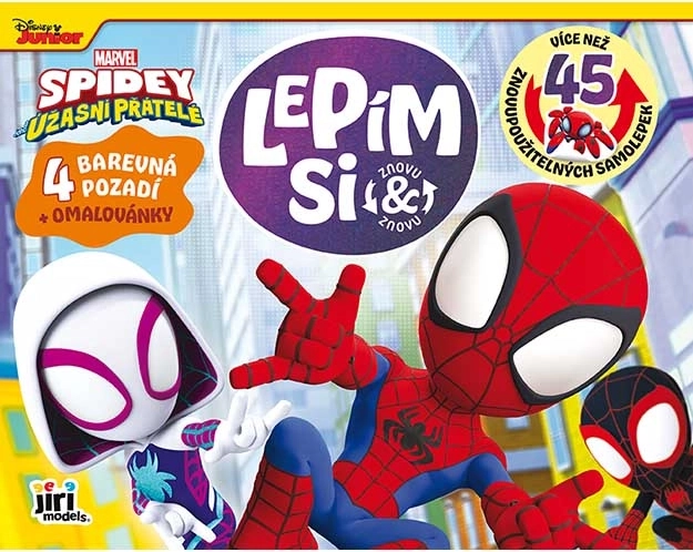 Je colle encore et encore Spidey – autocollants statiques et coloriages