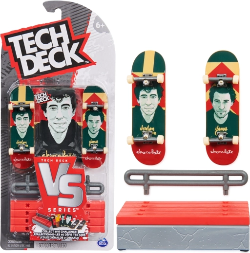 Tech Deck VS Series Chocolate fingerboard set avec obstacle 2 pack