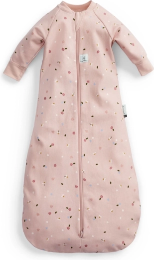 ErgoPouch gigoteuse bébé à manches en coton biologique Jersey Daisies 1 TOG (8–24 mois, 8–14 kg)