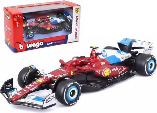 Modèle de collection Bburago Ferrari SF-25 Lewis Hamilton 44 1:43