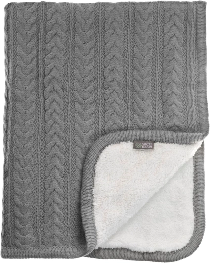 Vinter & Bloom couverture Cuddly Dove Grey
