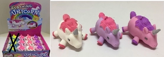 Licorne Squeezy lumineuse